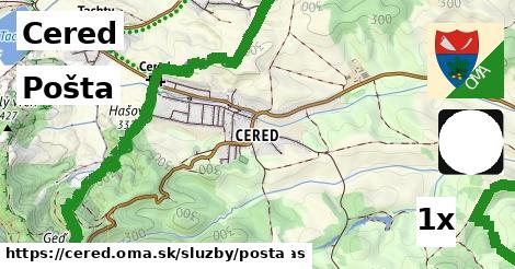 Pošta, Cered