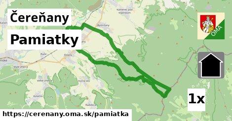 pamiatky v Čereňany