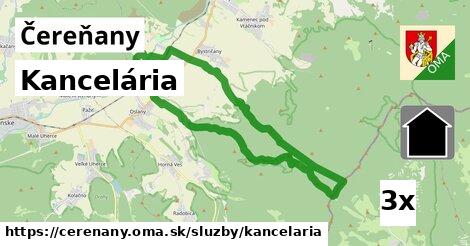 Kancelária, Čereňany