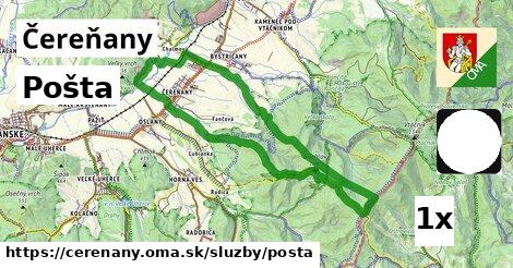 Pošta, Čereňany