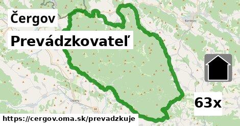 prevádzkovateľ v Čergov