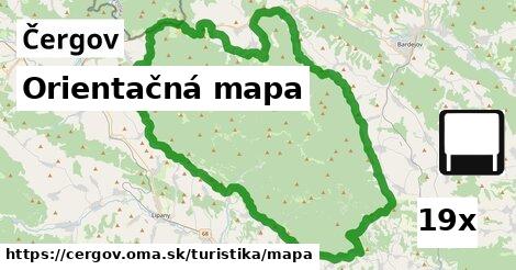 Orientačná mapa, Čergov