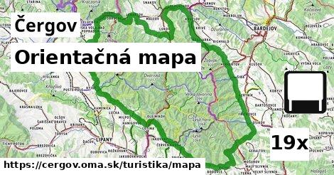 Orientačná mapa, Čergov