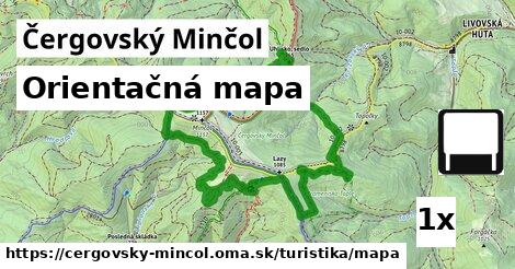 Orientačná mapa, Čergovský Minčol