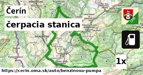 čerpacia stanica v Čerín