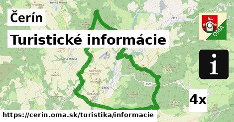 Turistické informácie, Čerín