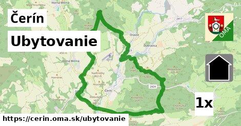 ubytovanie v Čerín