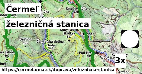 železničná stanica, Čermeľ