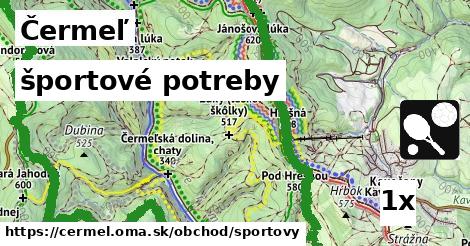 športové potreby v Čermeľ