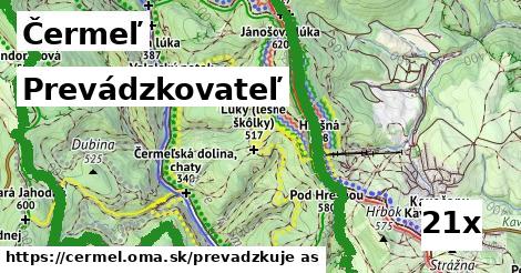 prevádzkovateľ v Čermeľ