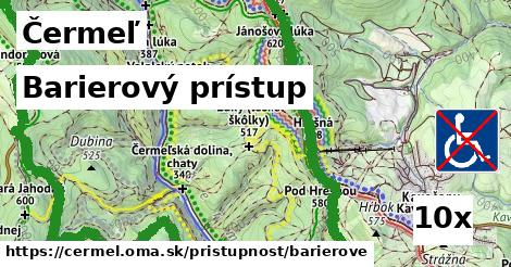 Barierový prístup, Čermeľ