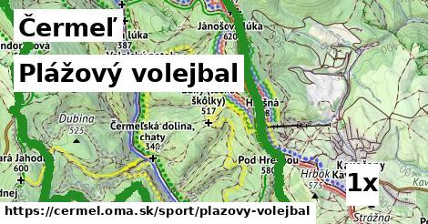 Plážový volejbal, Čermeľ