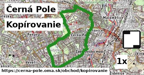 Kopírovanie, Černá Pole