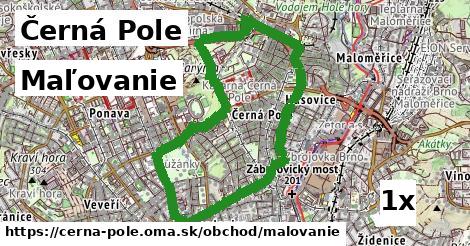 Maľovanie, Černá Pole