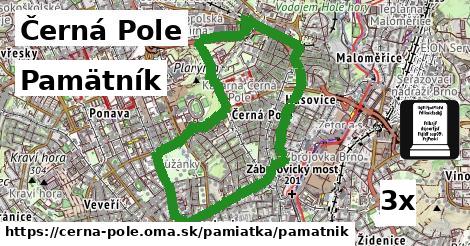 Pamätník, Černá Pole