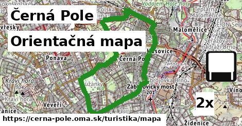 Orientačná mapa, Černá Pole