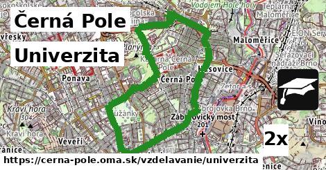 Univerzita, Černá Pole