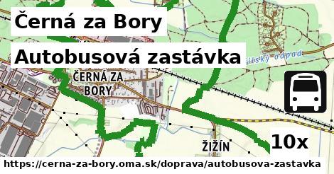 Autobusová zastávka, Černá za Bory