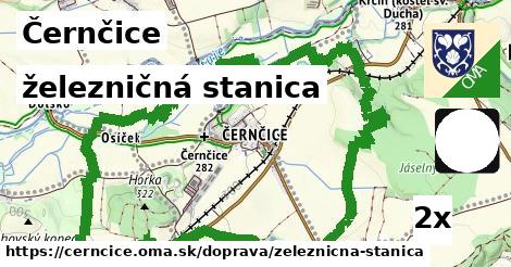 železničná stanica, Černčice