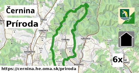 príroda v Černina, okres HE