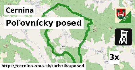 Poľovnícky posed, Cernina