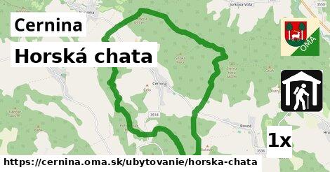 Horská chata, Cernina