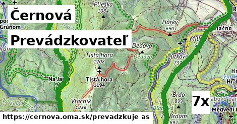 prevádzkovateľ v Černová