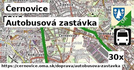 Autobusová zastávka, Černovice