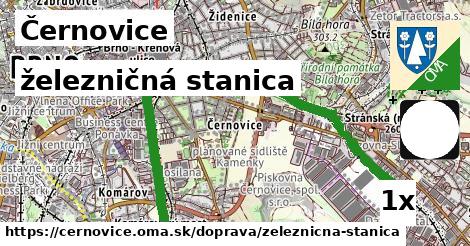 železničná stanica, Černovice