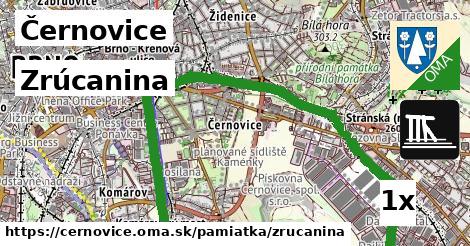 Zrúcanina, Černovice