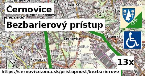 Bezbarierový prístup, Černovice