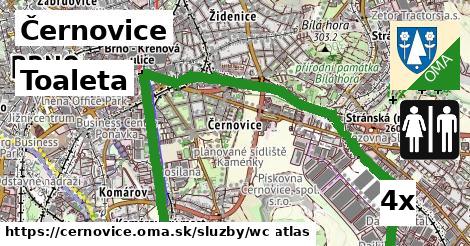 Toaleta, Černovice