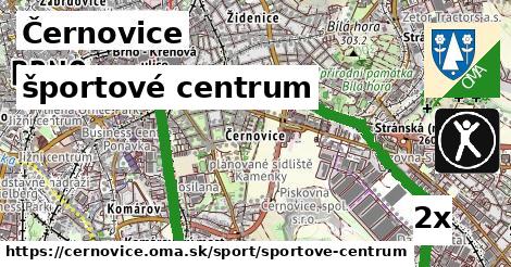 športové centrum, Černovice