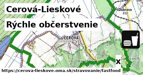 Všetky body v Cerová-Lieskové