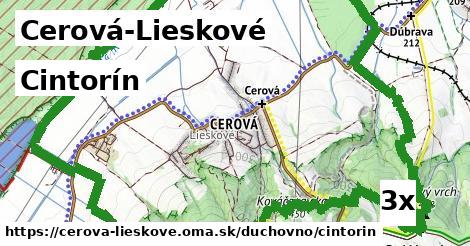 Cintorín, Cerová-Lieskové