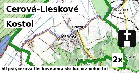 Kostol, Cerová-Lieskové