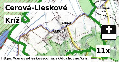 Kríž, Cerová-Lieskové