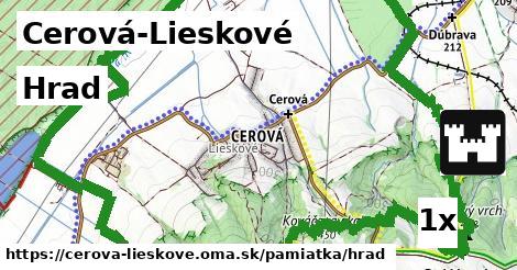 Hrad, Cerová-Lieskové