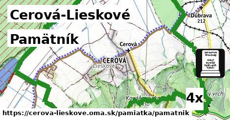 Pamätník, Cerová-Lieskové