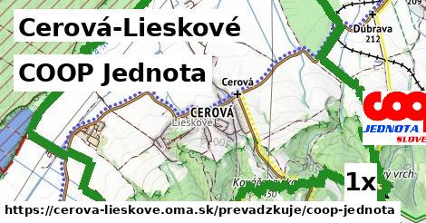 COOP Jednota, Cerová-Lieskové