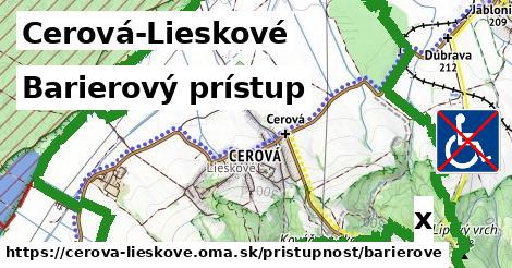 Barierový prístup, Cerová-Lieskové