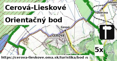 Orientačný bod, Cerová-Lieskové