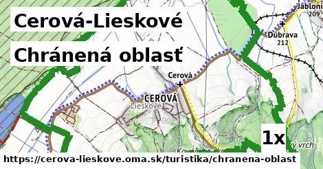 Chránená oblasť, Cerová-Lieskové