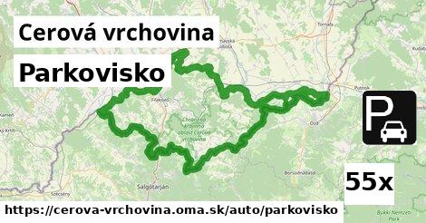 Parkovisko, Cerová vrchovina