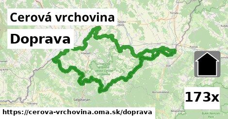 doprava v Cerová vrchovina