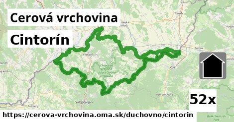 Cintorín, Cerová vrchovina