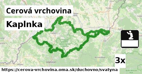 Kaplnka, Cerová vrchovina