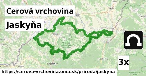 Jaskyňa, Cerová vrchovina