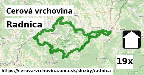 Radnica, Cerová vrchovina