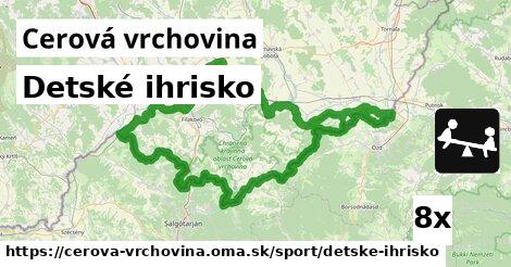 Detské ihrisko, Cerová vrchovina